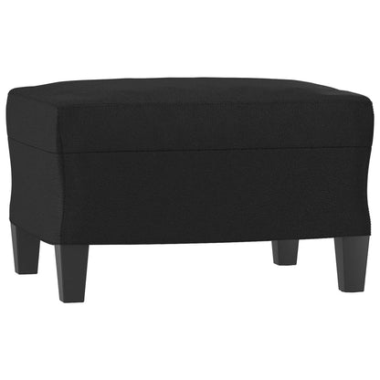 Set di Divani 3 pz con Cuscini Nero in Similpelle | homemem39