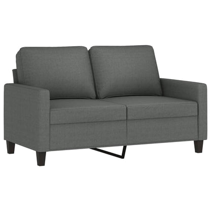 Set di Divani 3 pz con Cuscini Grigio Scuro in Tessuto | homemem39