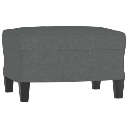 Set di Divani 3 pz con Cuscini Grigio Scuro in Tessuto | homemem39