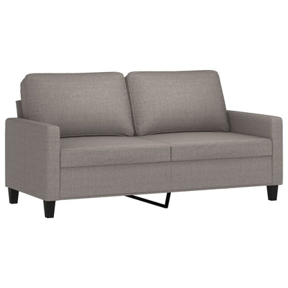 Set di Divani 3 pz con Cuscini Tortora in Tessuto | homemem39