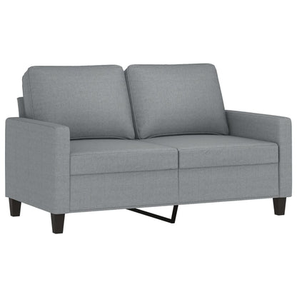 Set di Divani 3 pz con Cuscini Grigio Chiaro in Tessuto | homemem39