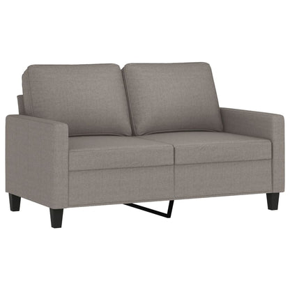 Set di Divani 3 pz con Cuscini Tortora in Tessuto | homemem39