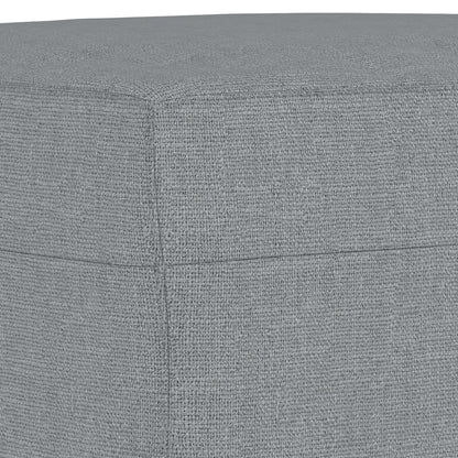 Set di Divani 3 pz con Cuscini Grigio Chiaro in Tessuto | homemem39