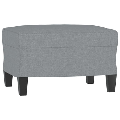 Set di Divani 3 pz con Cuscini Grigio Chiaro in Tessuto | homemem39