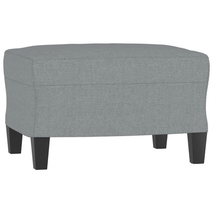 Set di Divani 3 pz con Cuscini Grigio Chiaro in Tessuto | homemem39