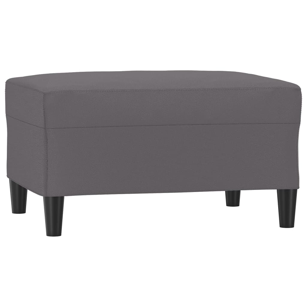 Set di Divani 4 pz con Cuscini Grigio in Similpelle | homemem39