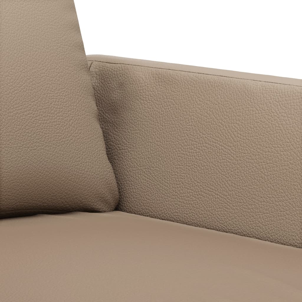 Set di Divani 2 pz con Cuscini cappuccino in Similpelle | homemem39