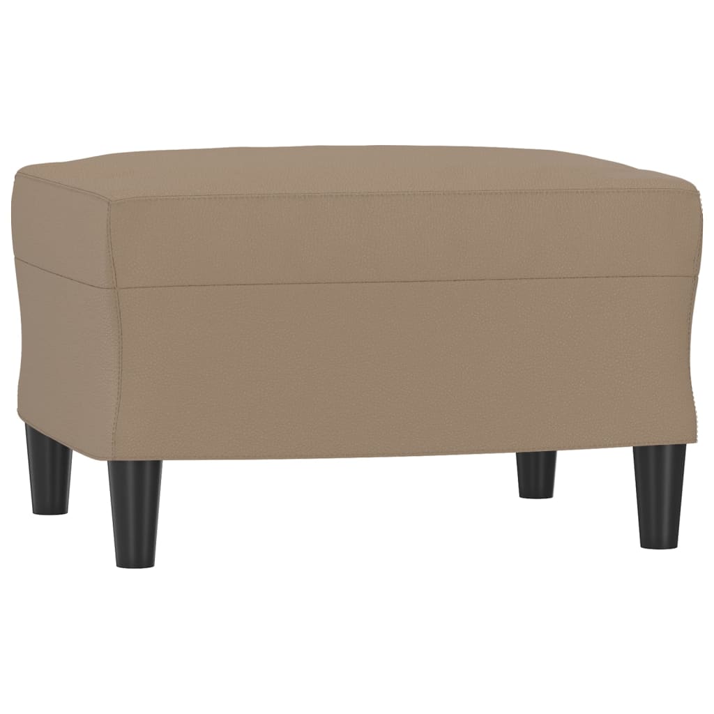Set di Divani 3 pz con Cuscini cappuccino in Similpelle | homemem39