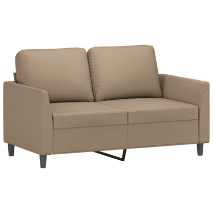 Set di Divani 2 pz con Cuscini cappuccino in Similpelle | homemem39