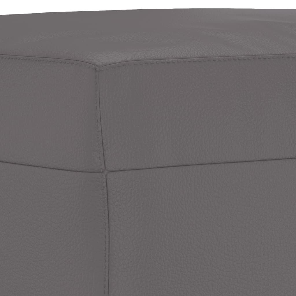 Set di Divani 3 pz con Cuscini Grigio in Similpelle | homemem39