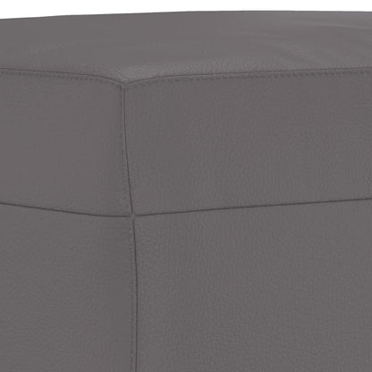 Set di Divani 3 pz con Cuscini Grigio in Similpelle | homemem39