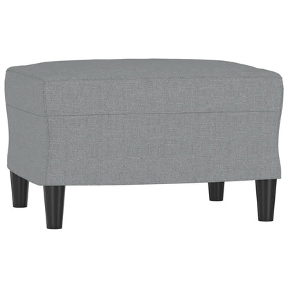 Set di Divani 4 pz con Cuscini Grigio Chiaro in Tessuto | homemem39