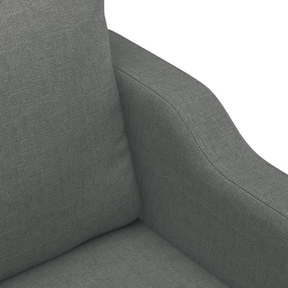Set di Divani 4 pz con Cuscini Grigio Scuro in Tessuto | homemem39