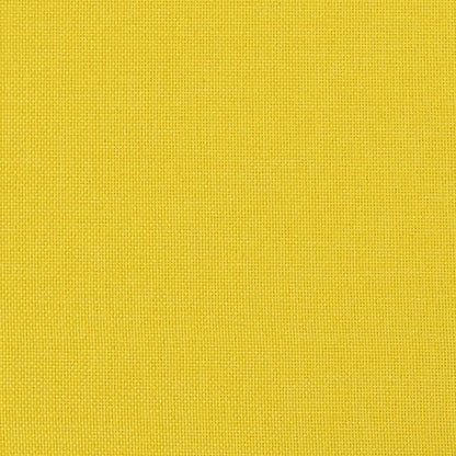 Set di Divani 3 pz con Cuscini Giallo Chiaro in Tessuto