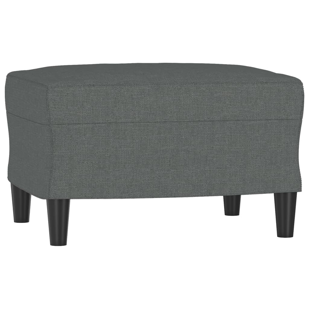 Set di Divani 4 pz con Cuscini Grigio Scuro in Tessuto | homemem39