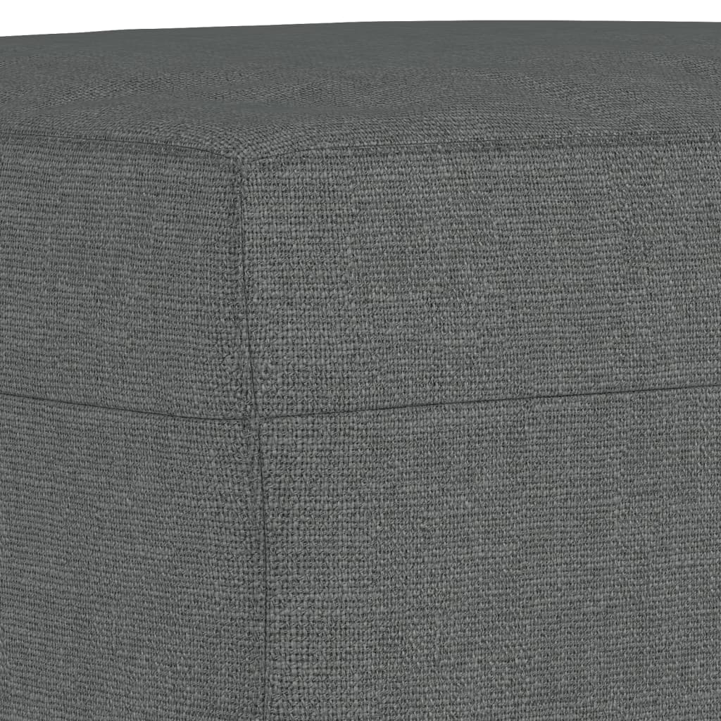 Set di Divani 4 pz con Cuscini Grigio Scuro in Tessuto | homemem39