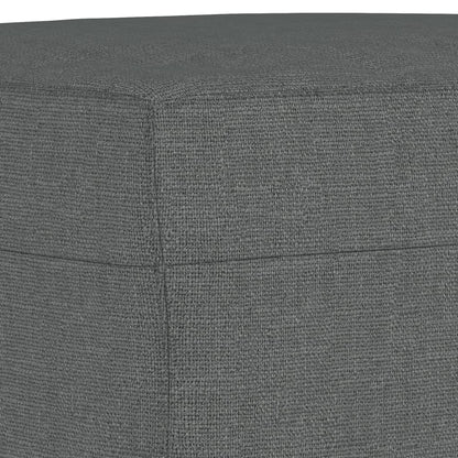 Set di Divani 4 pz con Cuscini Grigio Scuro in Tessuto | homemem39