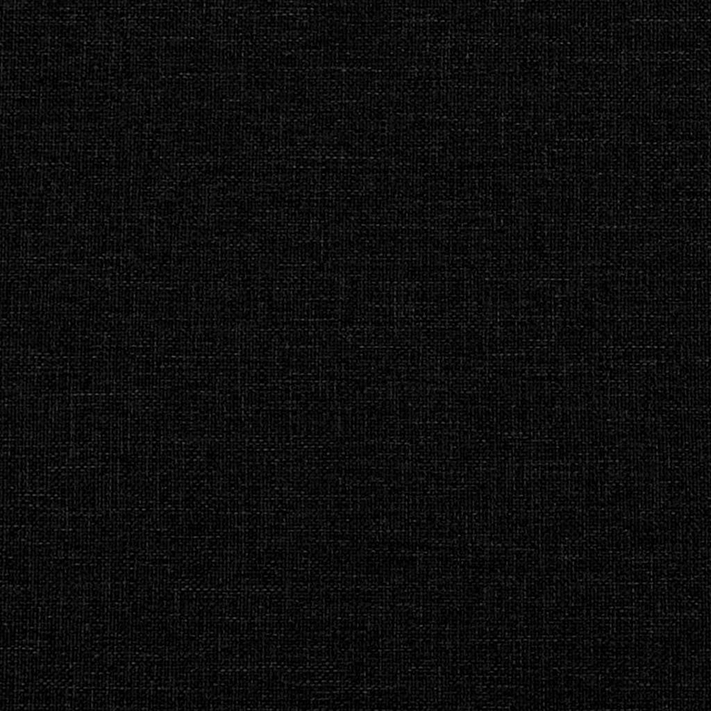 Set di Divani 3 pz con Cuscini Nero in Tessuto | homemem39