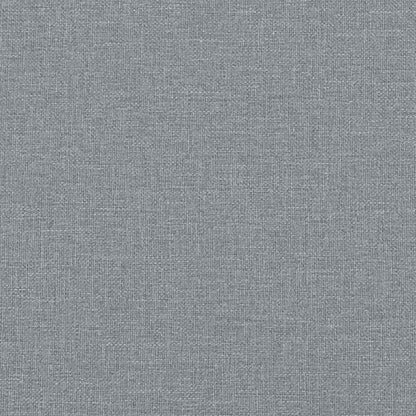 Set Divani 3 pz con Cuscini Grigio Chiaro in Tessuto