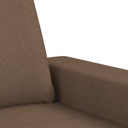 Set di Divani 3 pz Marrone in Tessuto | homemem39