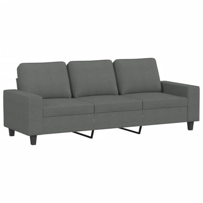 Set di Divani 4 pz Grigio Scuro in Tessuto | homemem39