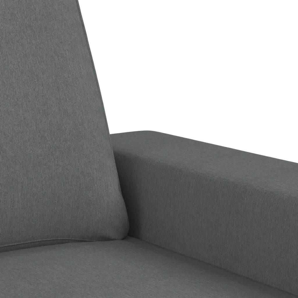 Set di Divani 4 pz Grigio Scuro in Tessuto | homemem39