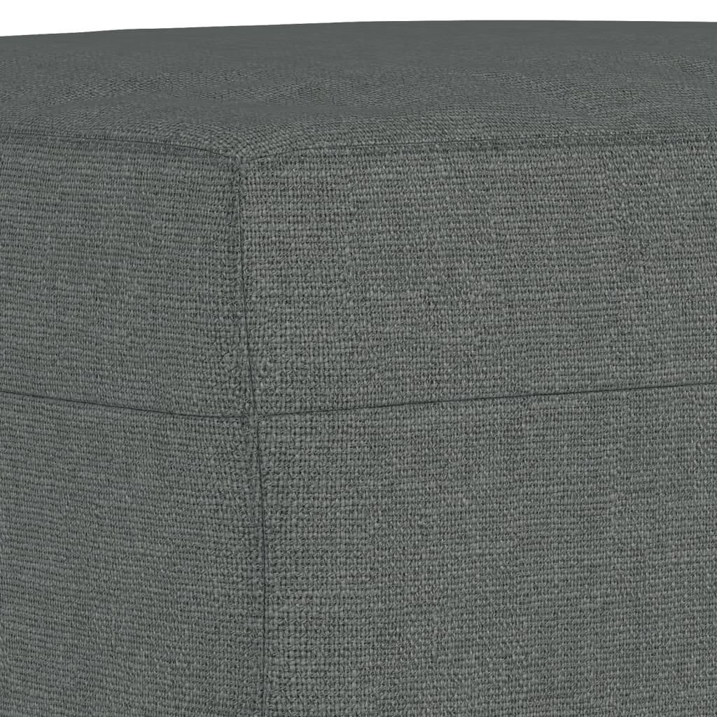 Set di Divani 3 pz Grigio Scuro in Tessuto | homemem39