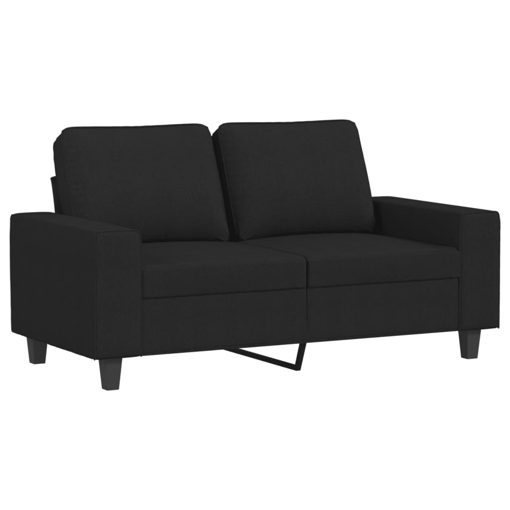 Set d Divani 3 pz Nero in Tessuto | homemem39