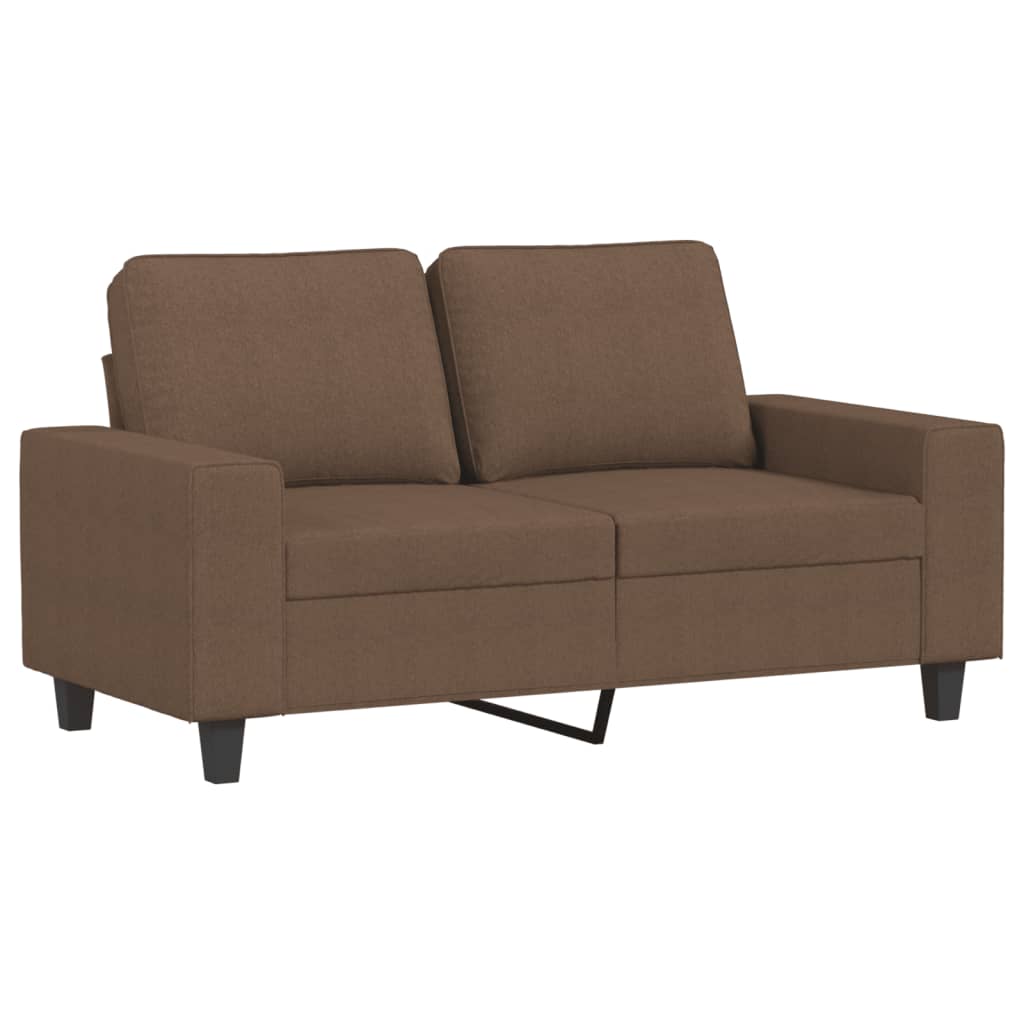 Set di Divani 3 pz Marrone in Tessuto | homemem39
