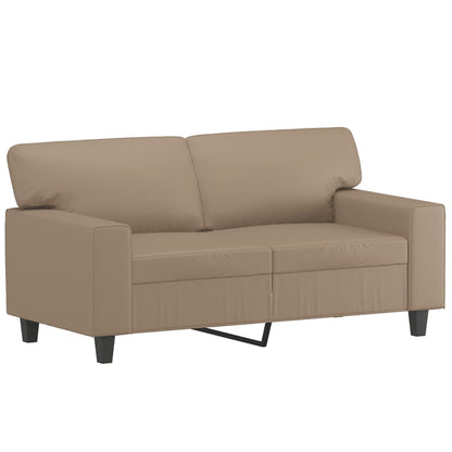 Set di Divani 2 pz Cappuccino in Similpelle | homemem39