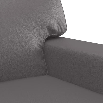 Set di Divani 3 pz Grigio in Similpelle | homemem39