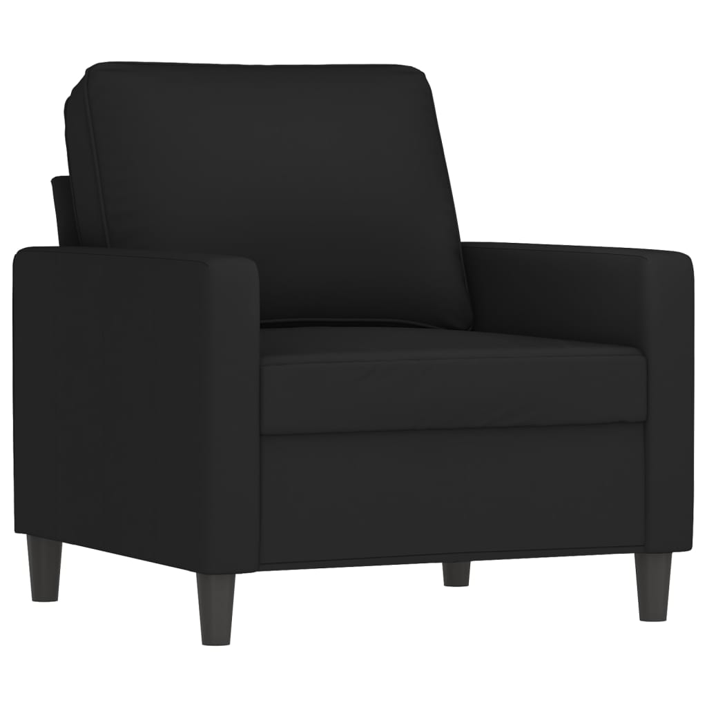 Set di Divani 4 pz Nero in Velluto | homemem39