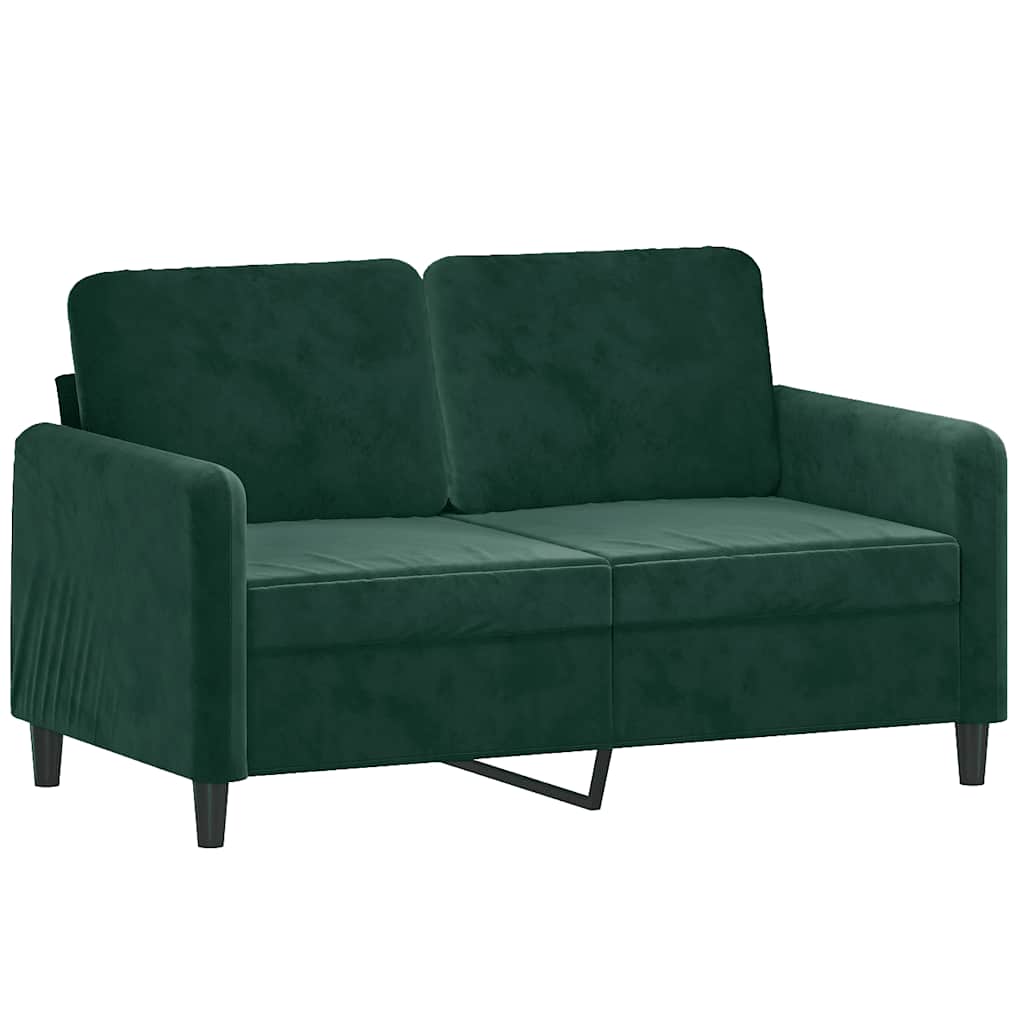 Set di Divani 2 pz Verde Scuro in Velluto | homemem39