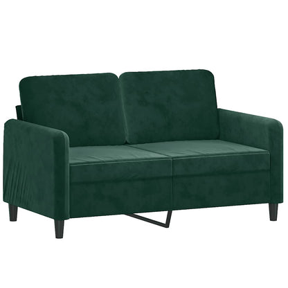 Set di Divani 2 pz Verde Scuro in Velluto | homemem39
