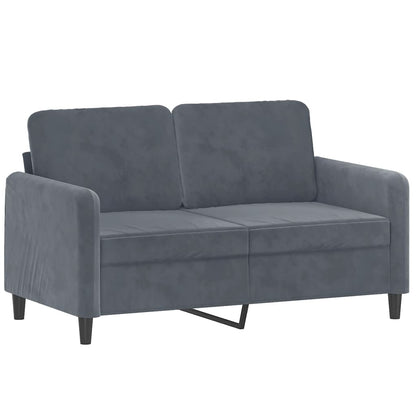 Set di Divani 3 pz Grigio Scuro in Velluto | homemem39