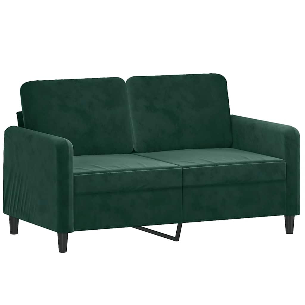 Set di Divani 3 pz Verde Scuro in Velluto | homemem39