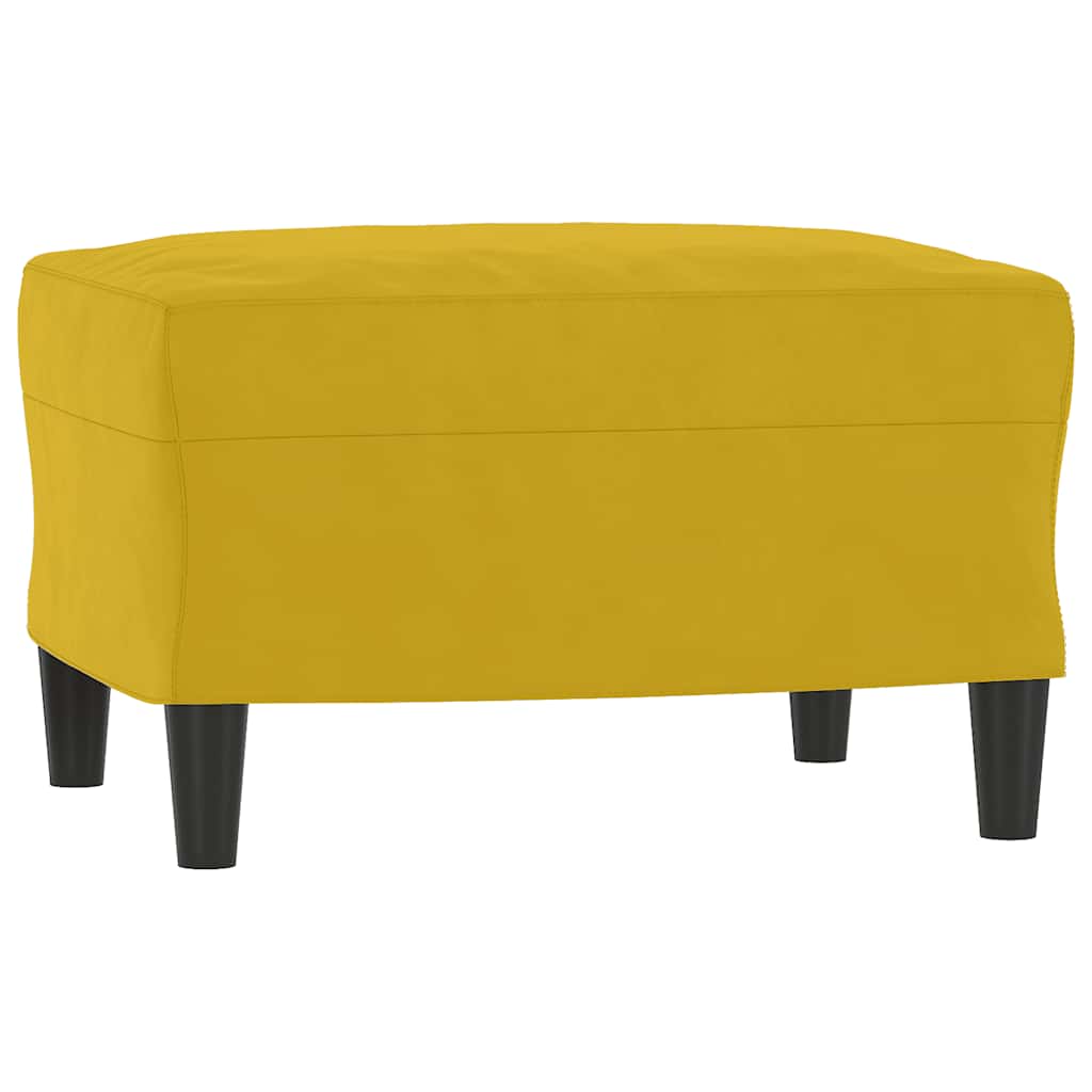 Set di Divani 3 pz Giallo in Velluto | homemem39