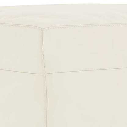 Set di Divani 3 pz Crema in Velluto