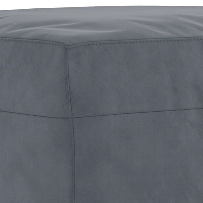 Set di Divani 3 pz con Cuscini Grigio Scuro in Velluto | homemem39