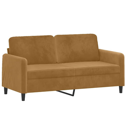 Set di Divani 3 pz Marrone in Velluto | homemem39