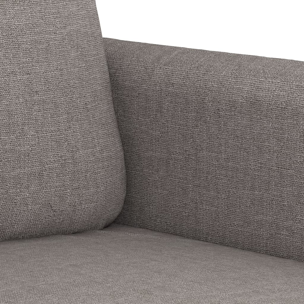 Set di Divani 4 pz con Cuscini Tortora in Tessuto | homemem39