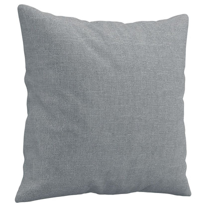 Set Divani 3 pz con Cuscini Grigio Chiaro in Tessuto | homemem39