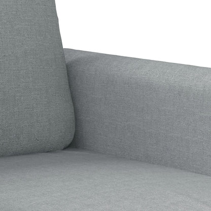Set Divani 4 pz con Cuscini Grigio Chiaro in Tessuto | homemem39