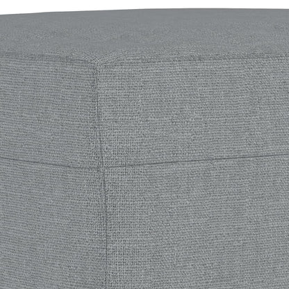 Set Divani 4 pz con Cuscini Grigio Chiaro in Tessuto | homemem39