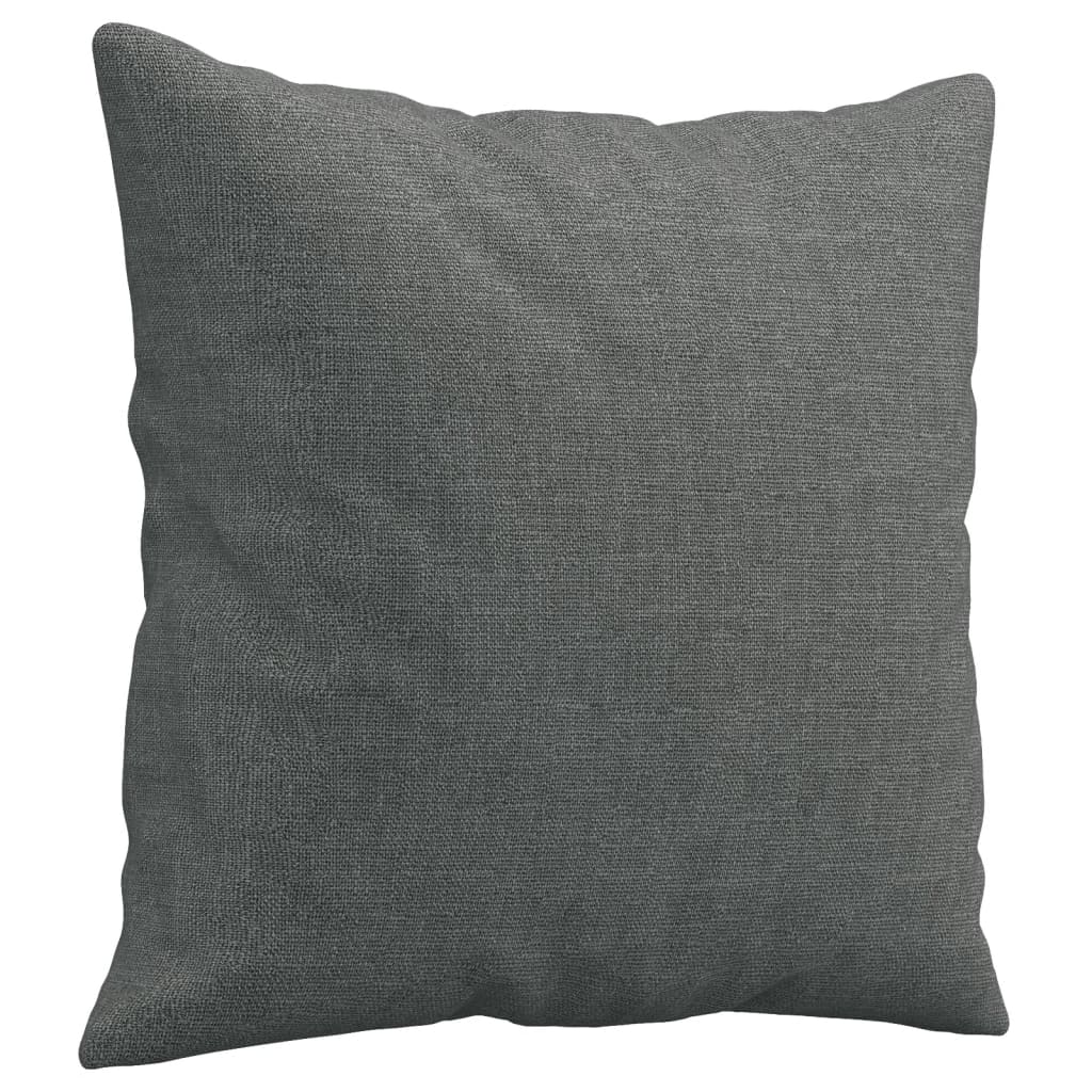 Set di Divani 4 pz con Cuscini Grigio Scuro in Tessuto | homemem39