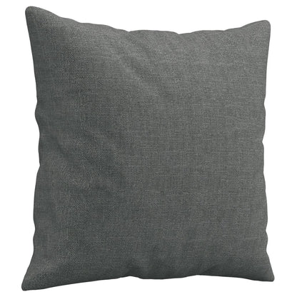 Set di Divani 3 pz con Cuscini Grigio Scuro in Tessuto | homemem39