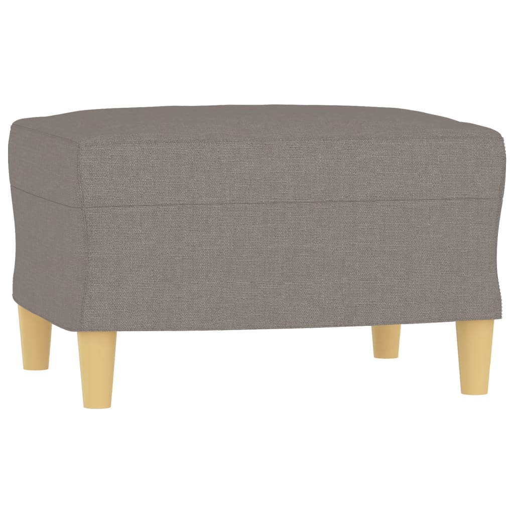 Set di Divani 3 pz con Cuscini Tortora in Tessuto | homemem39