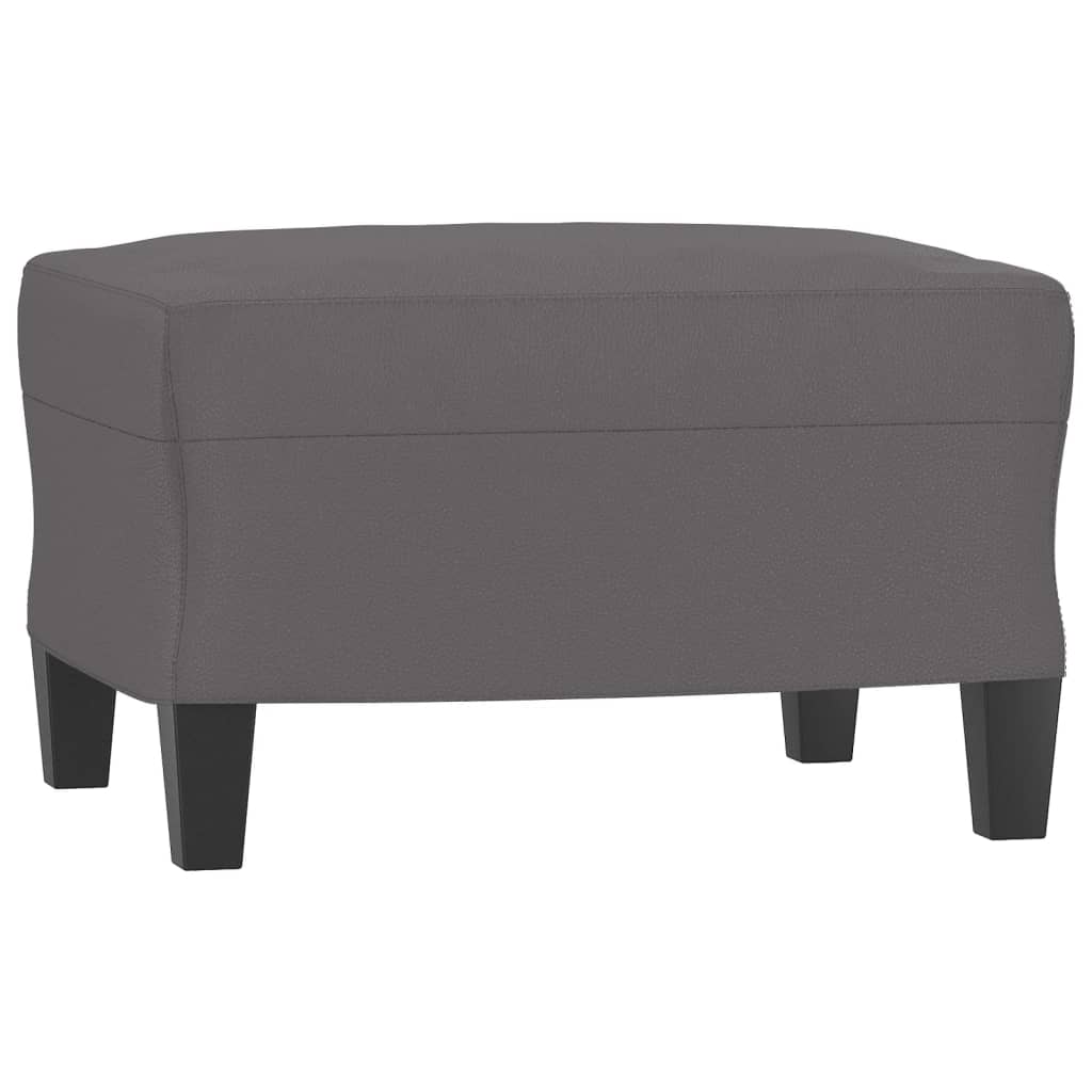 Set di Divani 3 pz con Cuscini Grigio in Similpelle | homemem39