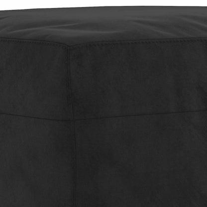 Set di Divani 4 pz con Cuscini Nero in Velluto | homemem39