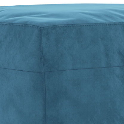 Set di Divani 4 pz con Cuscini Blu in Velluto | homemem39